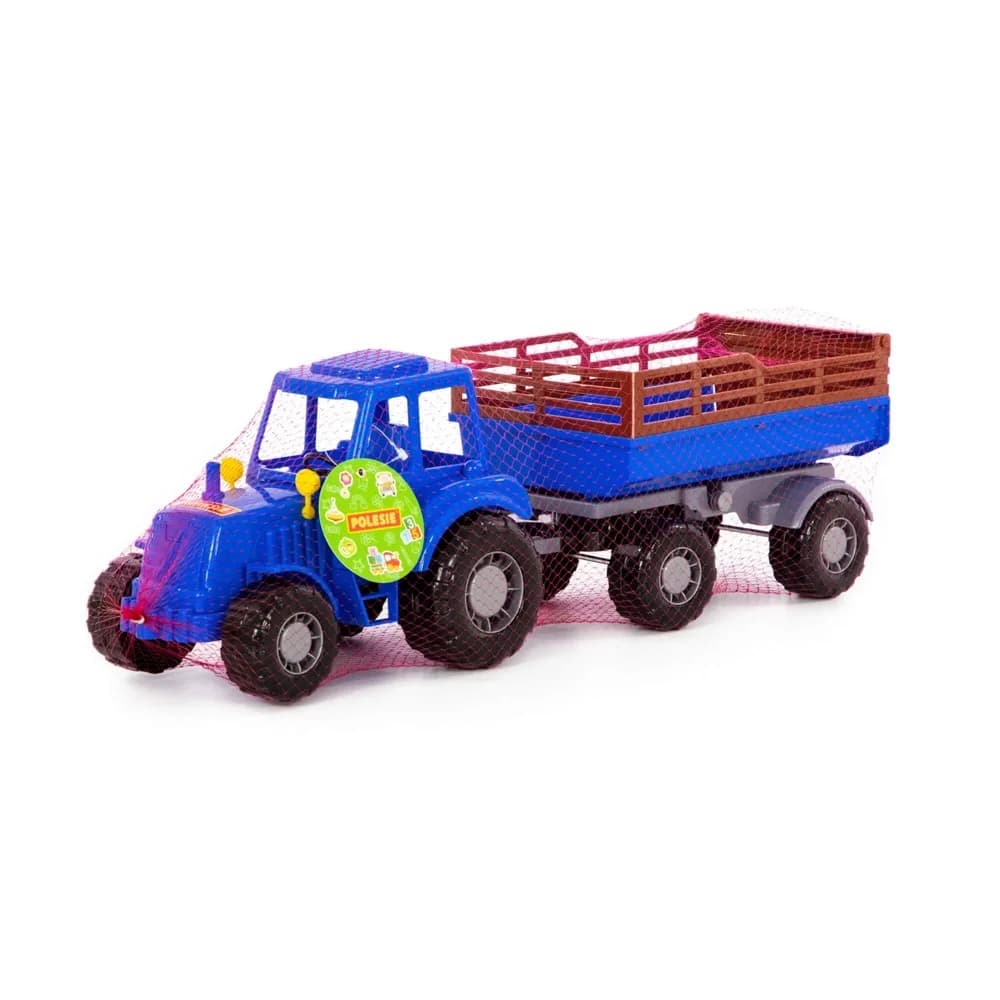Tractor cu remorca, Altay, 57x17x18 cm, Polesie — miniatură