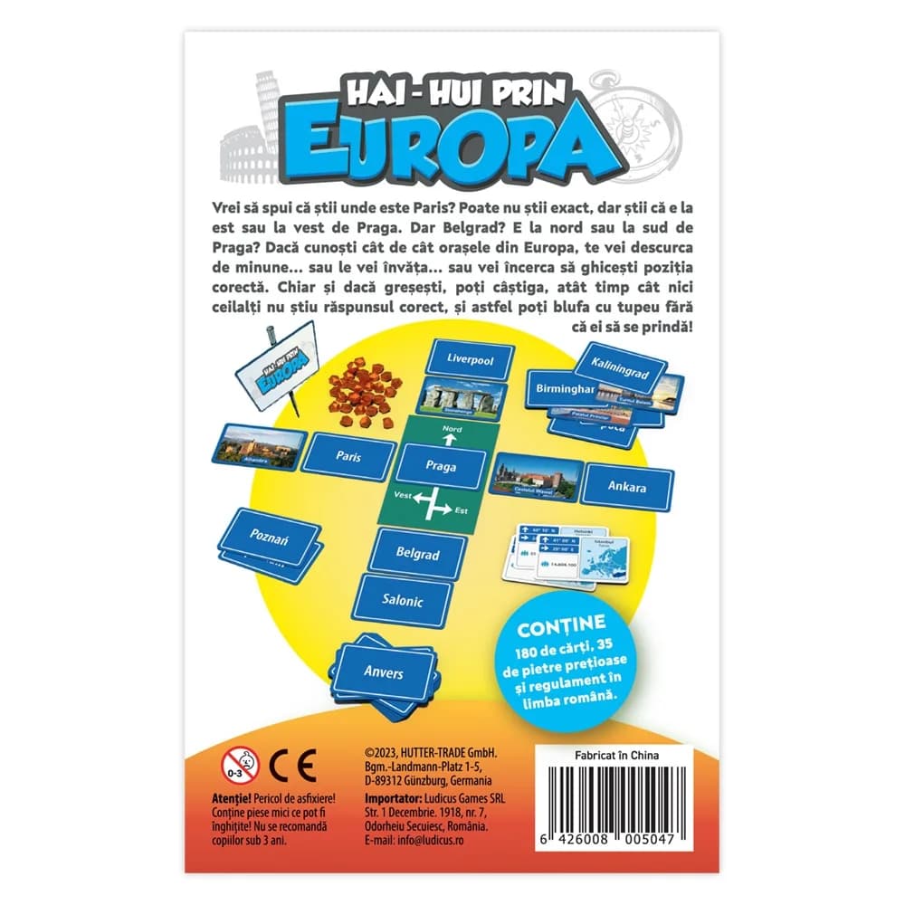Joc educativ, Hai Hui prin Europa - HUCH — miniatură