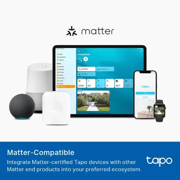 BEC LED wireless TP-LINK, 1055lm, 8.6W, E27, intensitate reglabila, control prin smartph.cu apl.Tapo, ajustare auto a luminii in fct. de mom zilei-diferite culori "Tapo L535E" — miniatură