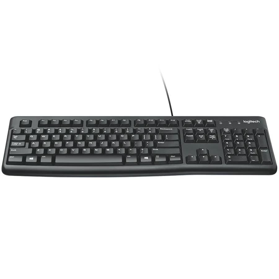 TASTATURA LOGITECH USB, black, "K120" "920-002509" — miniatură