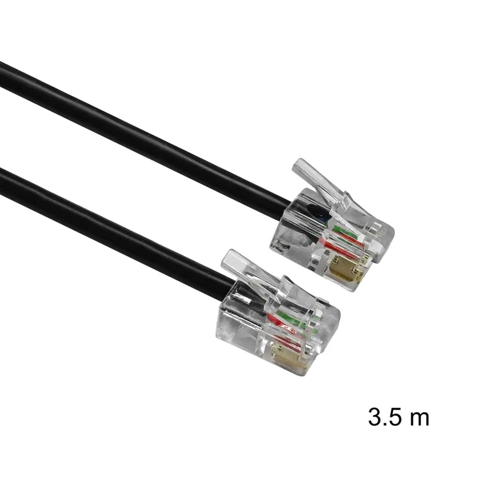 Cablu RJ9 pentru microfoane de extensie Eacome SPKVC-EC-EXMIC, lungime 3.5m