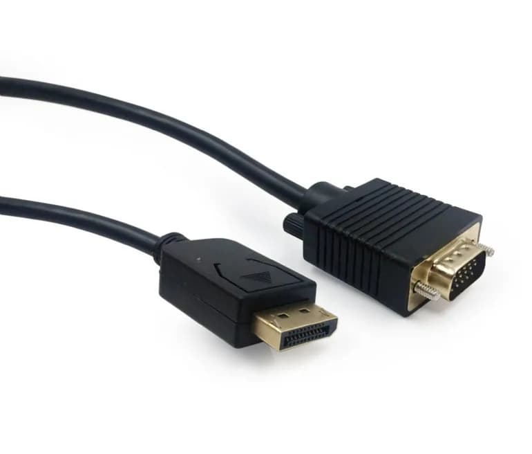 CABLU video GEMBIRD, adaptor DisplayPort (T) la VGA (T), 1.8m, rezolutie maxima QXGA (2048 x 1536) la 60Hz, negru, "CCP-DPM-VGAM-6"