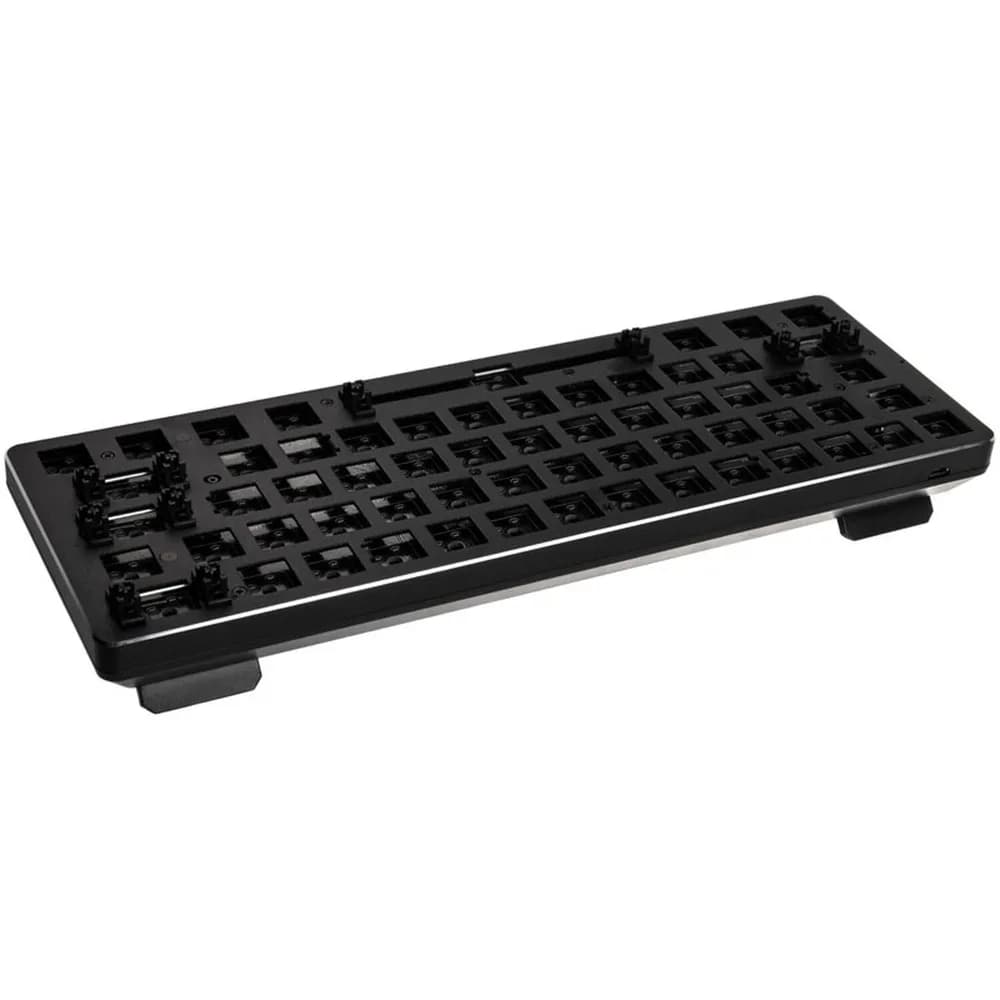 Glorious Barebone GMMK Compact, ANSI Layout, USB-C, RGB, Negru "GMMK-COMPACT-RGB" — miniatură