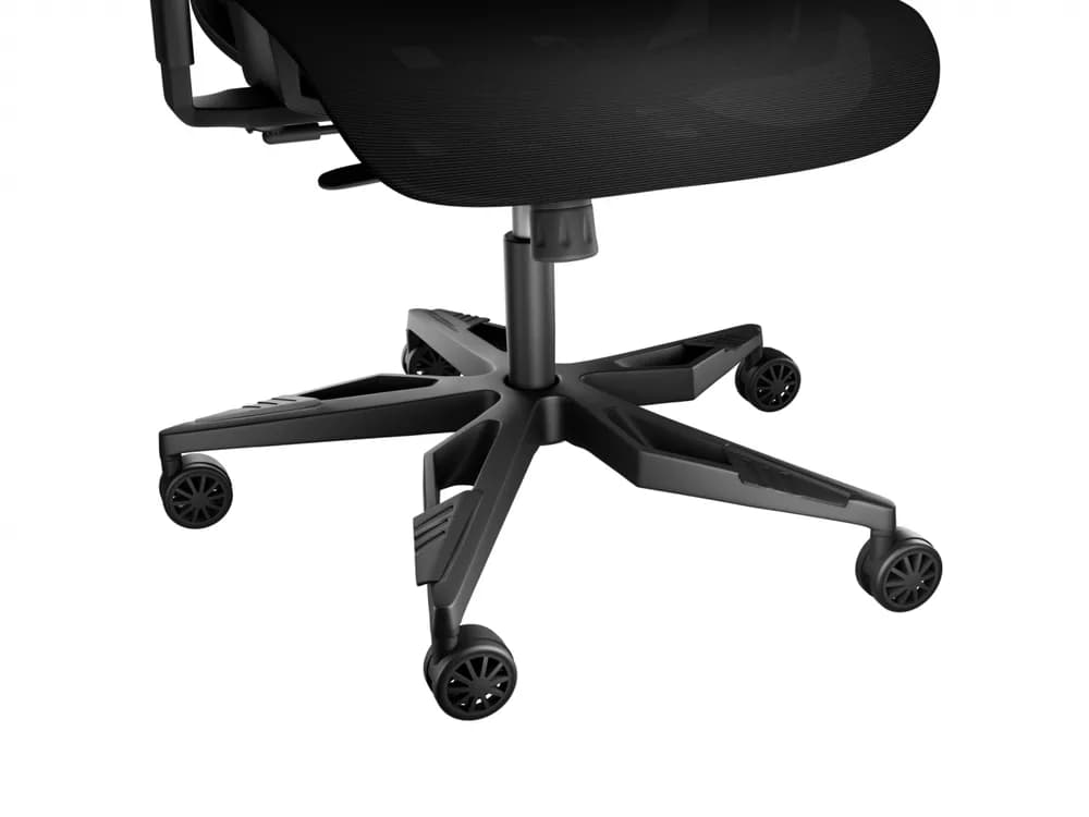 Scaun gaming Genesis ASTAT 700 G2, material textil, reglabil pe inaltime, greutate maxima suportata 120 kg, inaltime scaun reglabil 44.5- 51.5 cm, tesatura Mesh PureFlow™ Plus, tetiera si cotiere ajustabile 3D, negru — miniatură