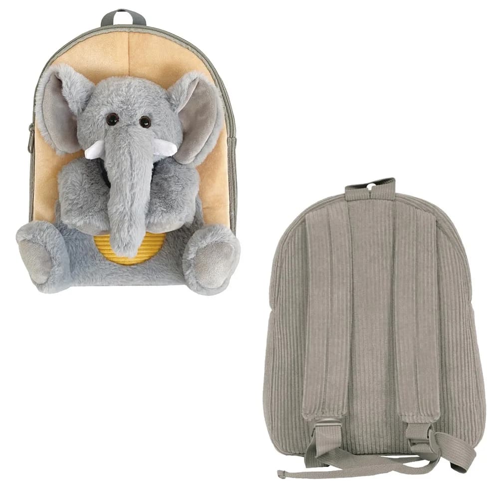 Ghiozdan gradinita Baby Animals, 23x8x28 cm, ELEPHANT - S-COOL — miniatură