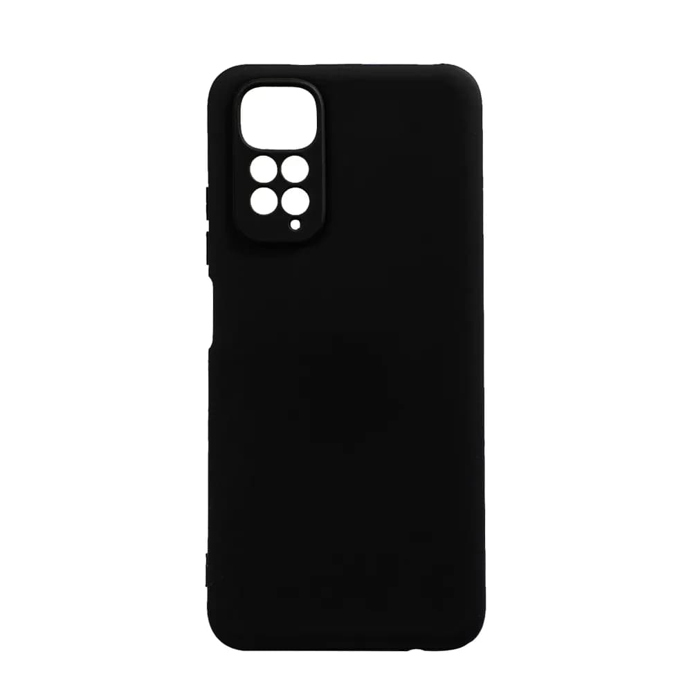 Husa Xiaomi Redmi Note 11 Spacer, negru, grosime 2mm, material flexibil silicon + interior cu microfibra "SPPC-XI-RM-N11-SLK" — miniatură
