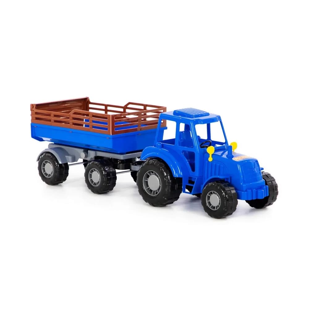 Tractor cu remorca, Altay, 57x17x18 cm, Polesie — miniatură