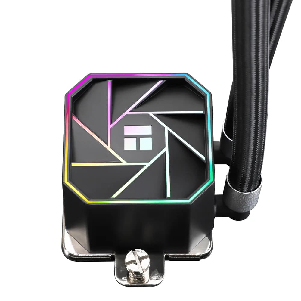 COOLER Thermalright "Aqua Elite 240 Black Argb V3", skt. LGA1851, LGA 1700, AM4, AM5, racire cu lichid, 2 x 120mm, 1800 RPM, ARGB adresabil, negru "Aqua Elite 240 Black Argb V3" — miniatură