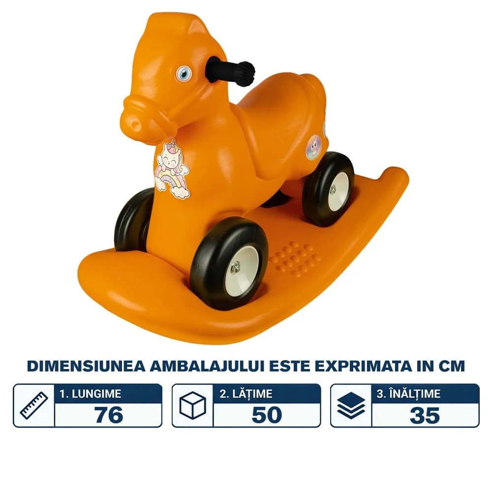 Calut balansoar 2 in 1, portocaliu - ROBENTOYS — miniatură