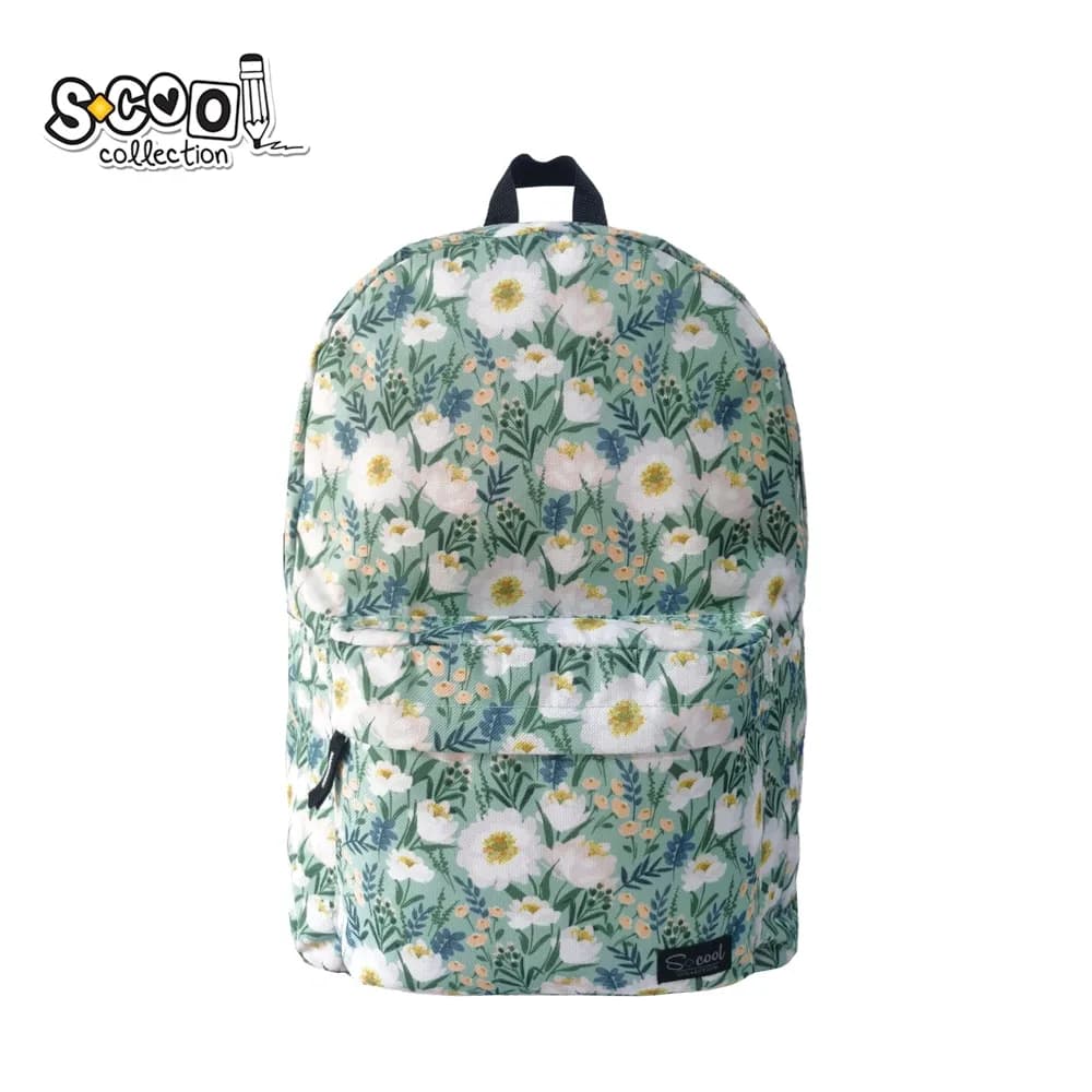 Ghiozdan CLASSIC, 43x30x16 cm, FLOWERS - S-COOL