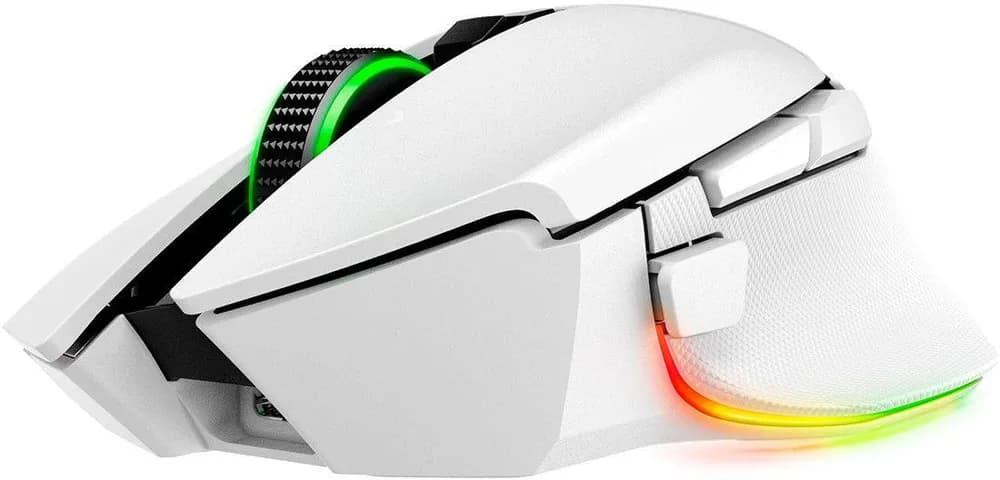 Mouse Gaming Wireless Razer Basilisk V3 Pro 35K, 35000 DPI, Alb — miniatură