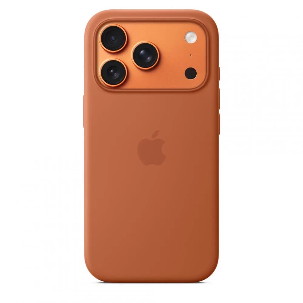 iPhone 17 Pro Max Silicone Case with MagSafe - Terra Cotta — miniatură