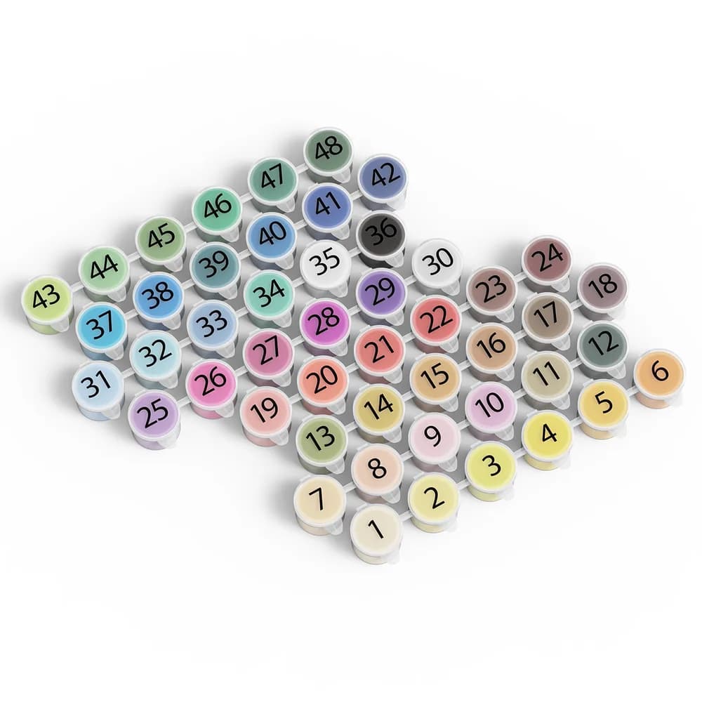 Kit LOKLiK Acrylic Paint – 48 Colors — miniatură