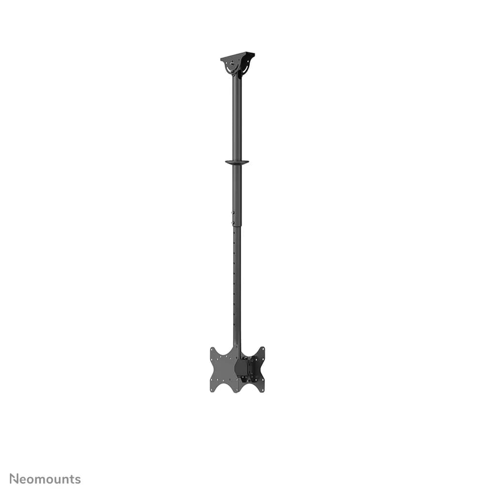 Suport TV Neomounts CL35-340BL22, VESA 200x200, pentru 2 ecrane, inaltime ajustabila 106-156 cm, capacitate 45 kg, 25° inclinare, 360° rotire — miniatură