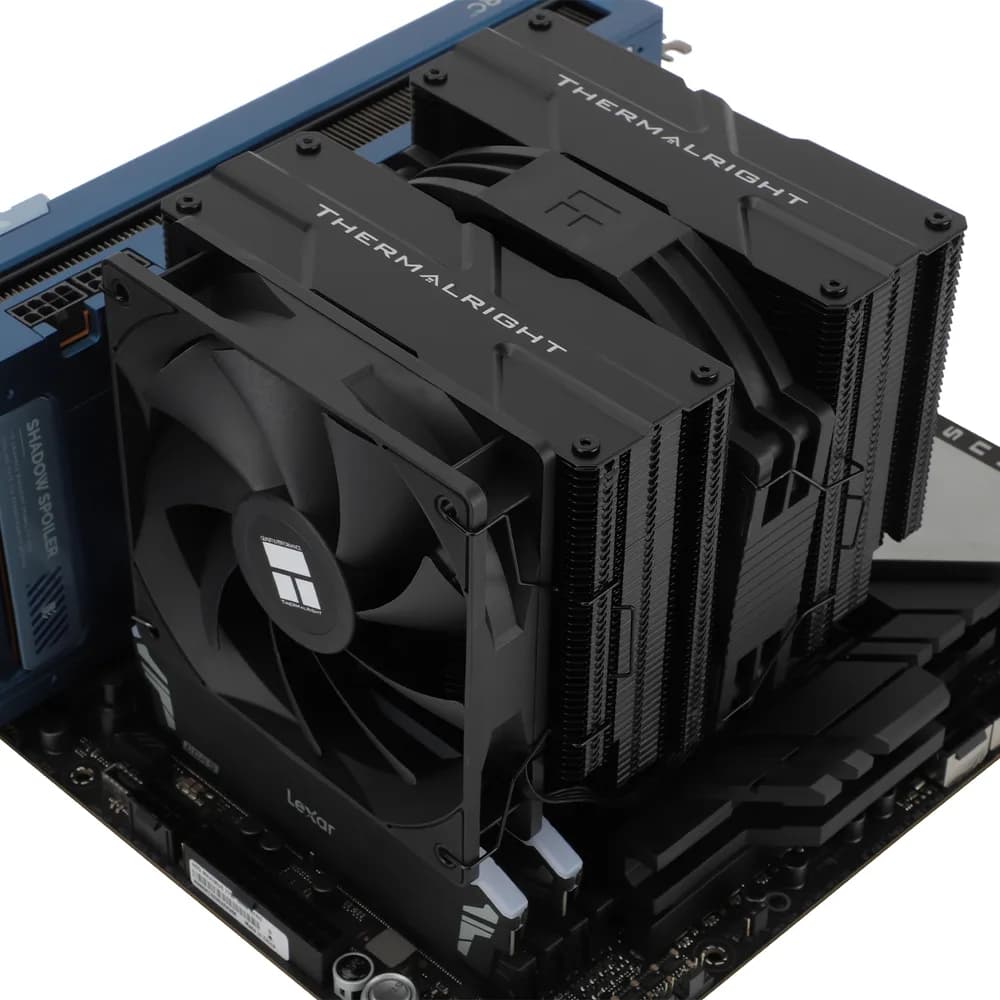 COOLER Thermalright "Peerless Assassin 140" skt. Intel si AMD, racire cu aer, vent. 140mm, 1500 rpm, 6 heatpipes, inaltime 158mm,"Peerless Assassin 140 Black" — miniatură