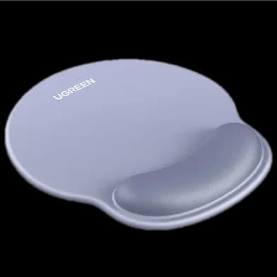 MousePAD Ugreen, "LP668" cauciuc si material textil, suport incheietura cu gel, 220 x 245 x 5 mm, gri, "25244" - 6941876222445