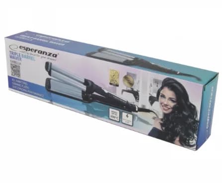 Ondulator de par Esperanza Isabella EBL013 55W Negru/Gri "EBL013" — miniatură