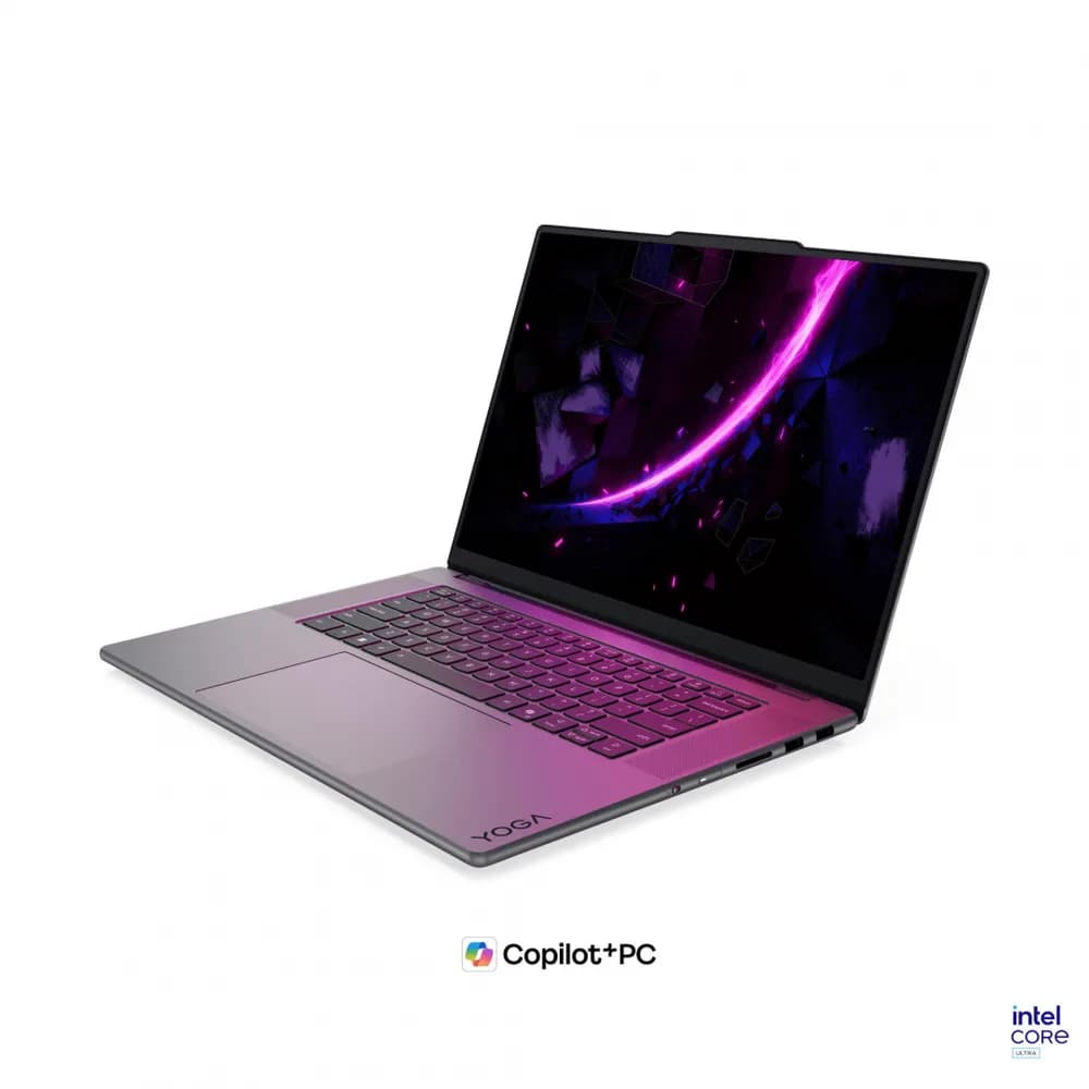 Laptop Consumer Lenovo Yoga Pro 9 16IPH11, cu procesor Intel Core Ultra 9 386H, 16'' OLED, 32 GB LPDDR5x, 1 TB, NVIDIA GeForce RTX 5060, 8GB GDDR7, Windows 11 Pro — miniatură