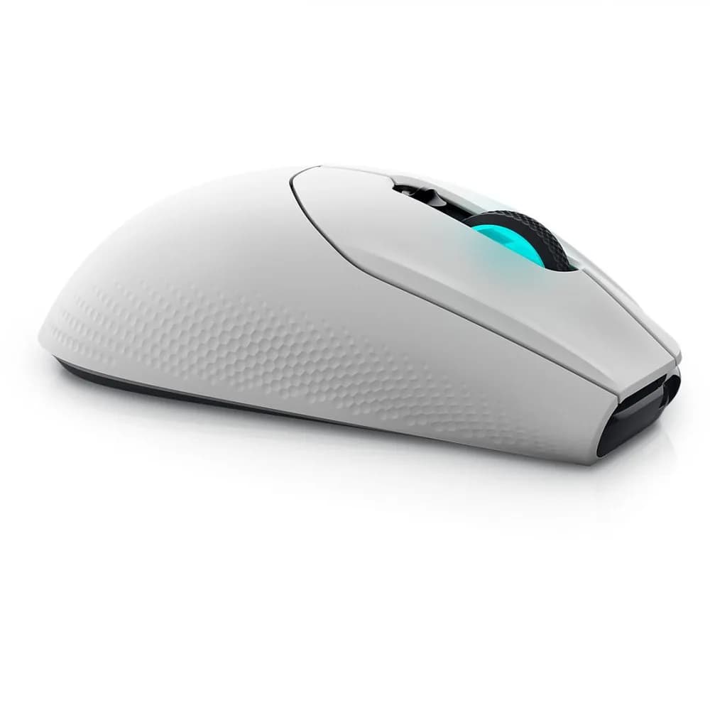 Mouse Gaming Wireless DELL AW620M, 26000 dpi, Lunar Light — miniatură
