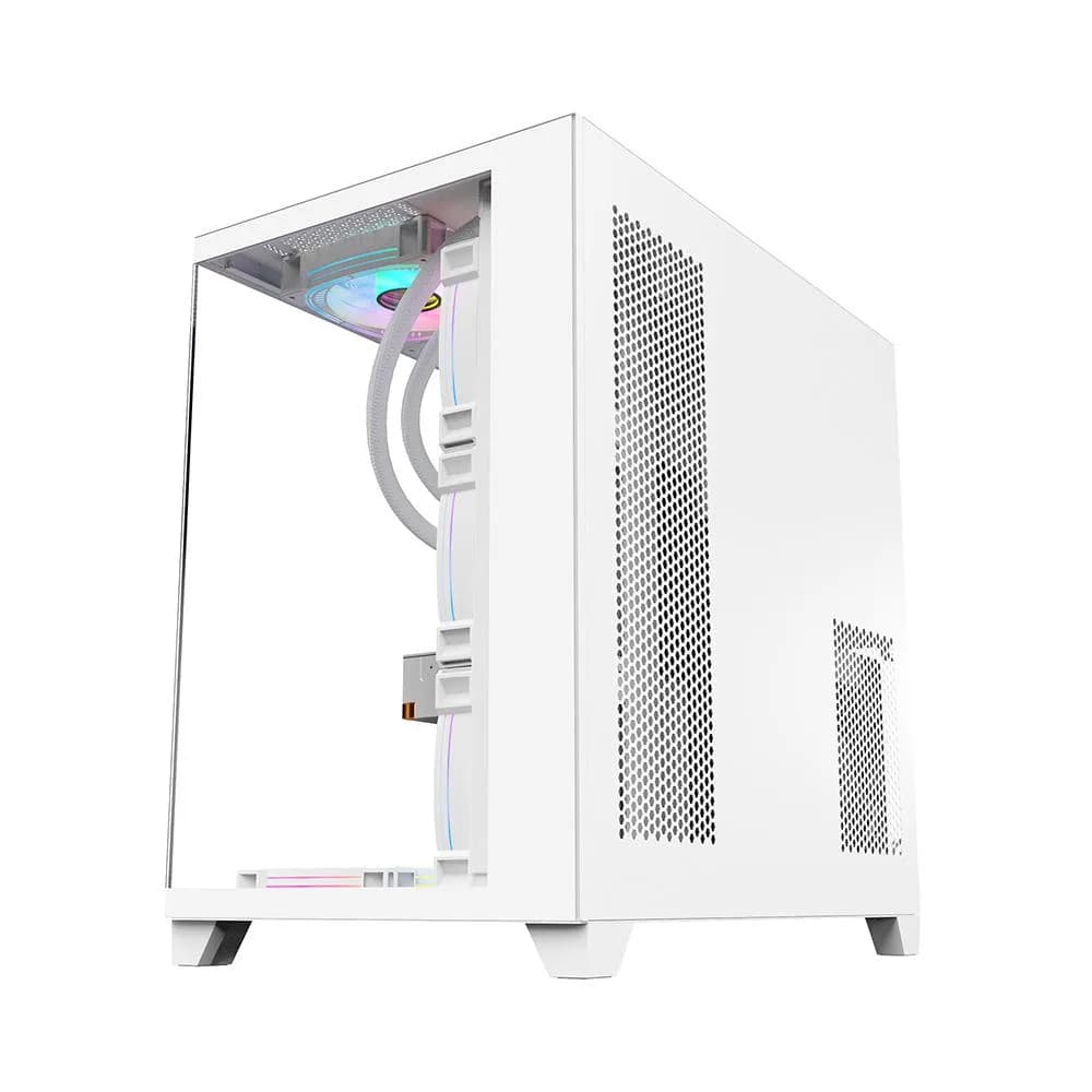 Carcasa 1STPLAYER Gaming MV8 Cube Tower ALB — miniatură