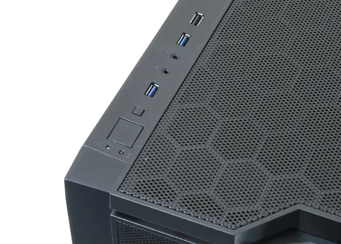 CARCASA CHIEFTEC, Mini Tower, mATX, "GAMING CUBE 01", fara sursa, USB 2.0 x 2, USB 3.0 x 2, Jack 3.5mm x 2, mesh , "CI-01B-OP" — miniatură