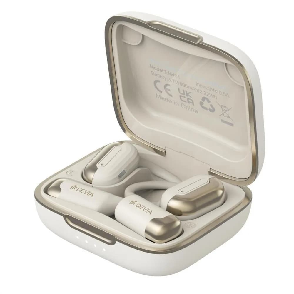 Devia Casti Bluetooth Wireless Open-Ear OWS Pro1 Bej — miniatură