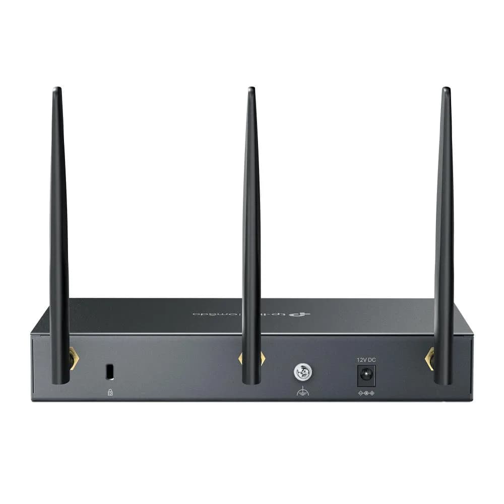 "Omada AX3000 Wi-Fi 6 Gigabit VPN Router PORT: 1× Gigabit SFP WAN/LAN Port, 1× Gigabit RJ45 WAN Port, 4× Gigabit WAN/LAN RJ45 Ports, 1× USB 3.0 SPEED: 574Mbps at 2.4 GHz + 2402 Mbps at 5 GHz (HE160) FEATURE: Integration with Omada SDN Controller, Support SSL VPN, OpenVPN and Wireguard/ IPsec/ PPTP/ — miniatură