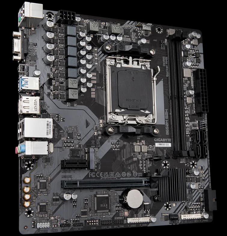Placa de baza Gigabyte B650M S2H, Socket AM5, DDR5, Micro-ATX — miniatură