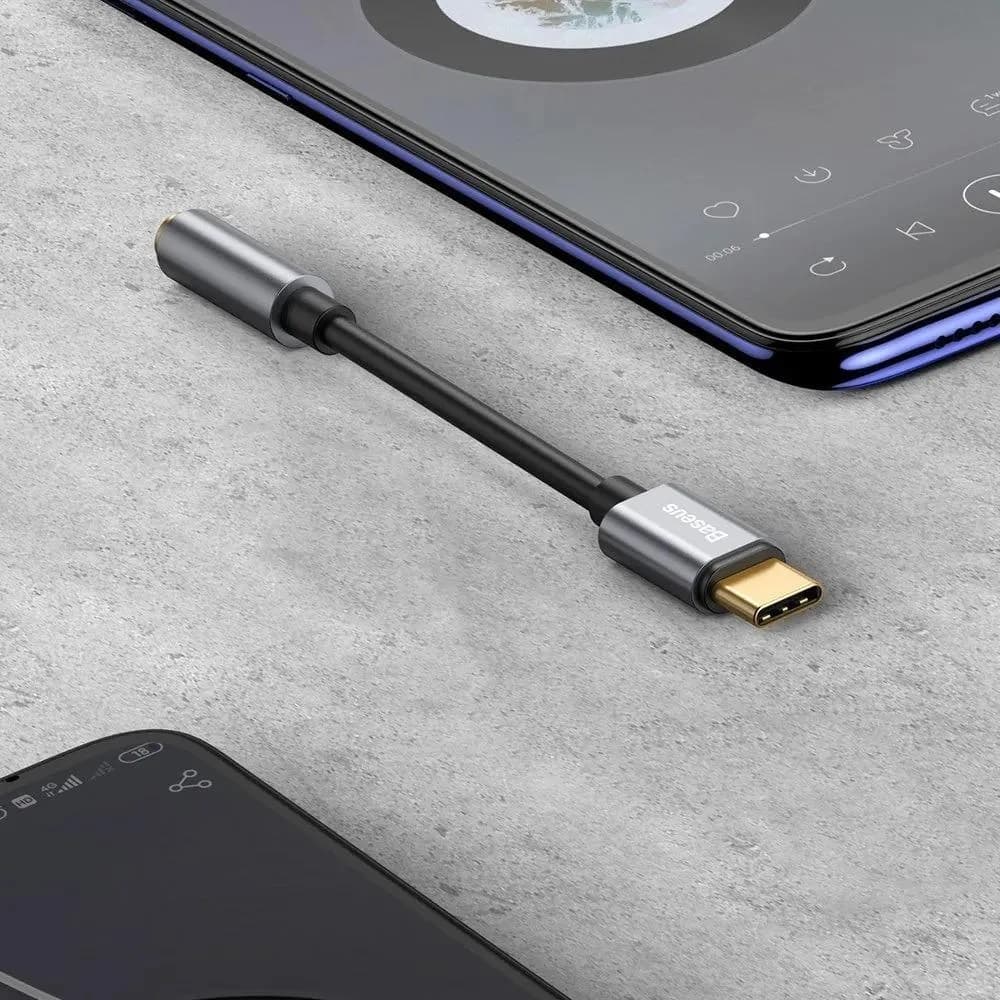 Cablu Adaptor Baseus Type C-Jack 3.mm — miniatură