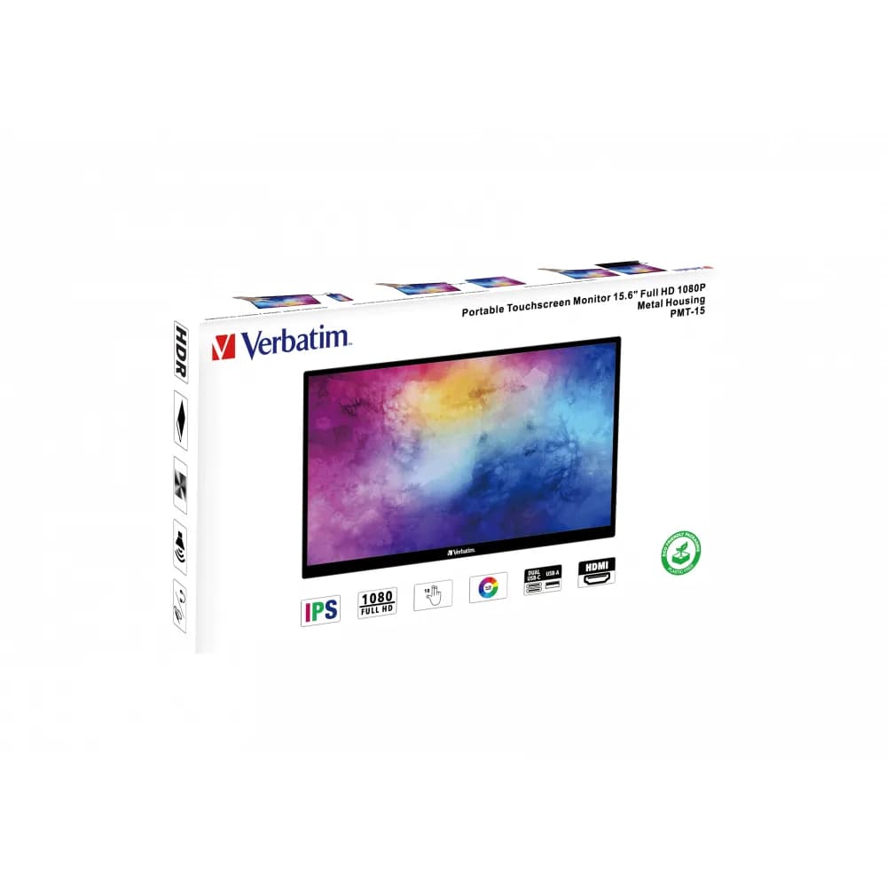 Monitor tactil portabil Verbatim 15.6" "49592" — miniatură