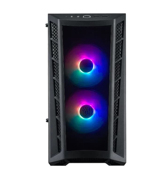 CARCASE Cooler Master MasterBox MB320L ARGB with Hub, MATX,Transparent front bezel,U3x2,TG side panel,ARGB fanx2,w/ARGB Hub, "MCB-B320L-KGNN-S02" — miniatură