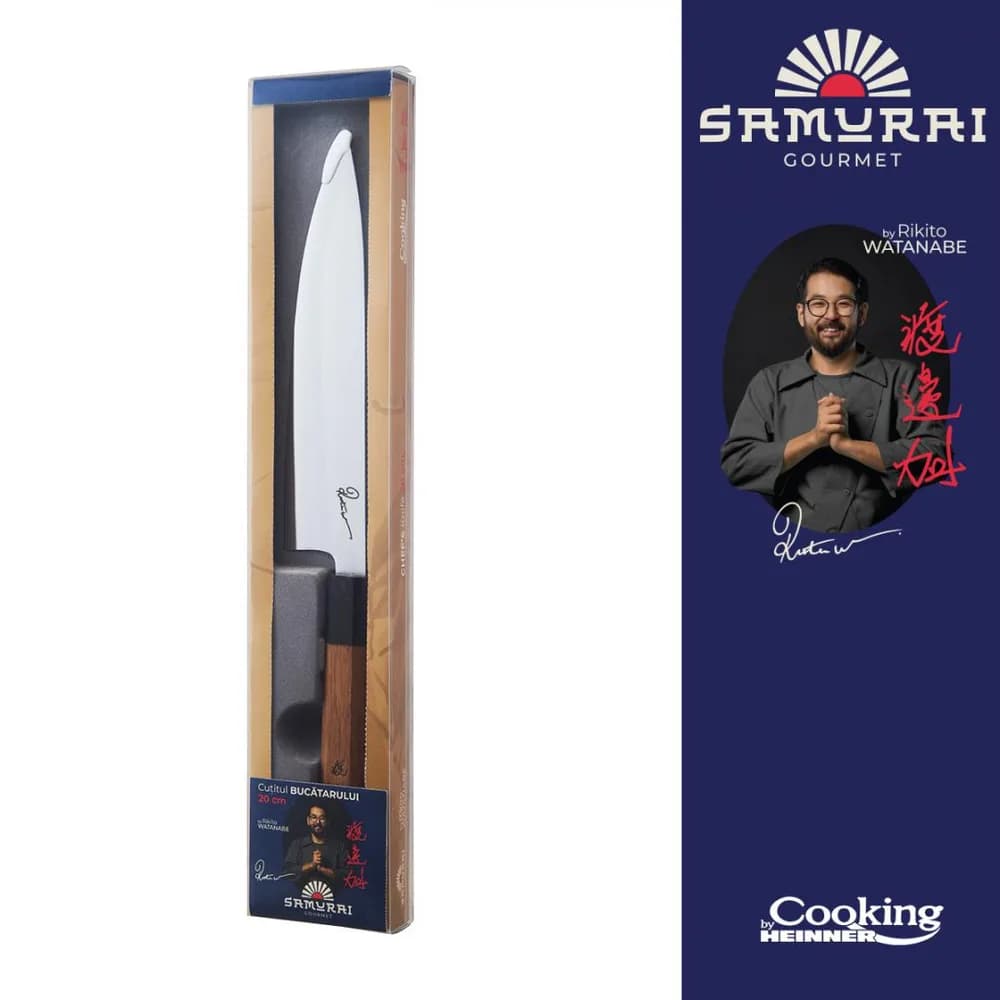 CUTITUL BUCATARULUI 20 CM, RIKITO WATANABE, SAMURAI GOURMET, COOKING BY HEINNER — miniatură