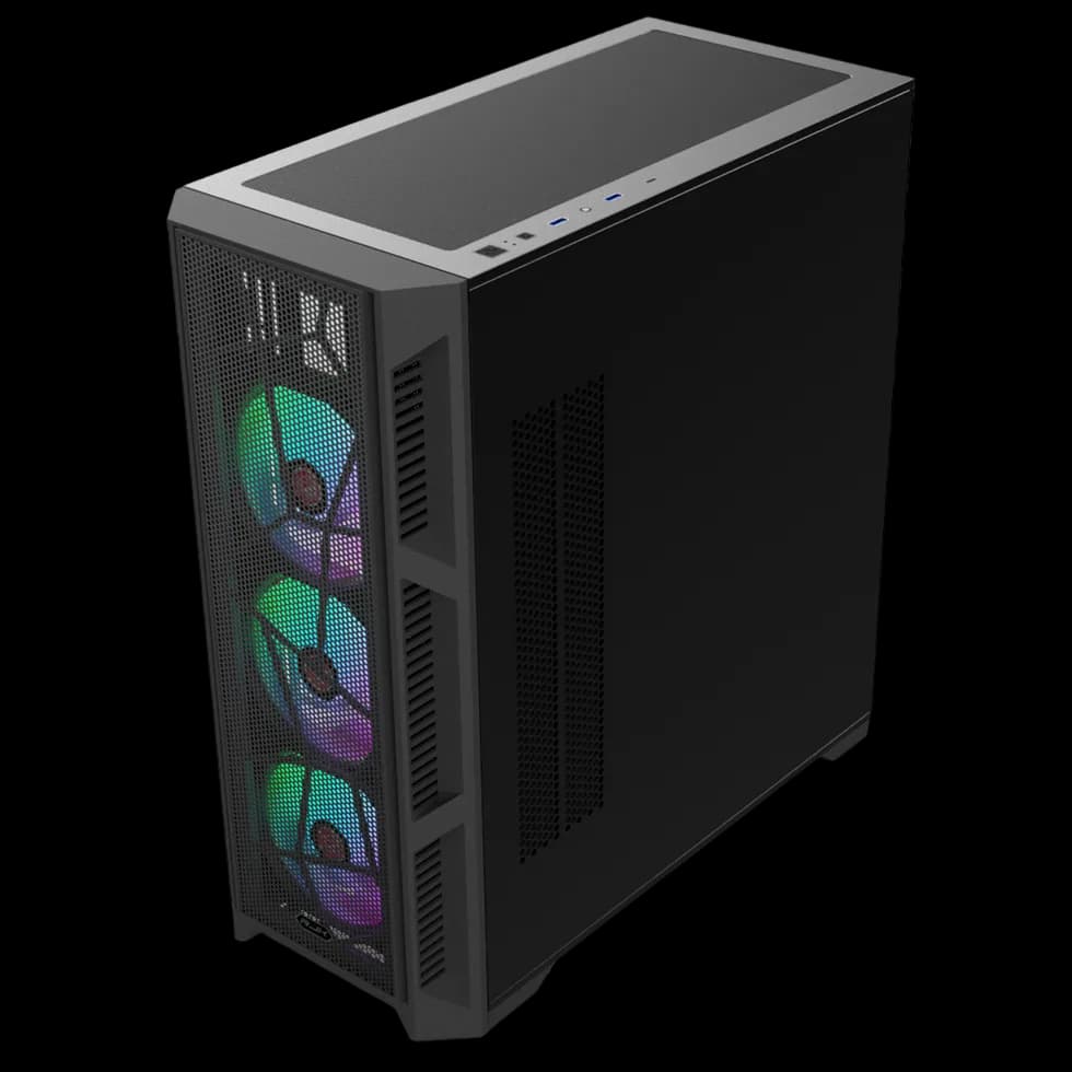 Carcasa RAIJINTEK PONOS ULTRA MS4, ATX, Negru "0R20B00226" — miniatură