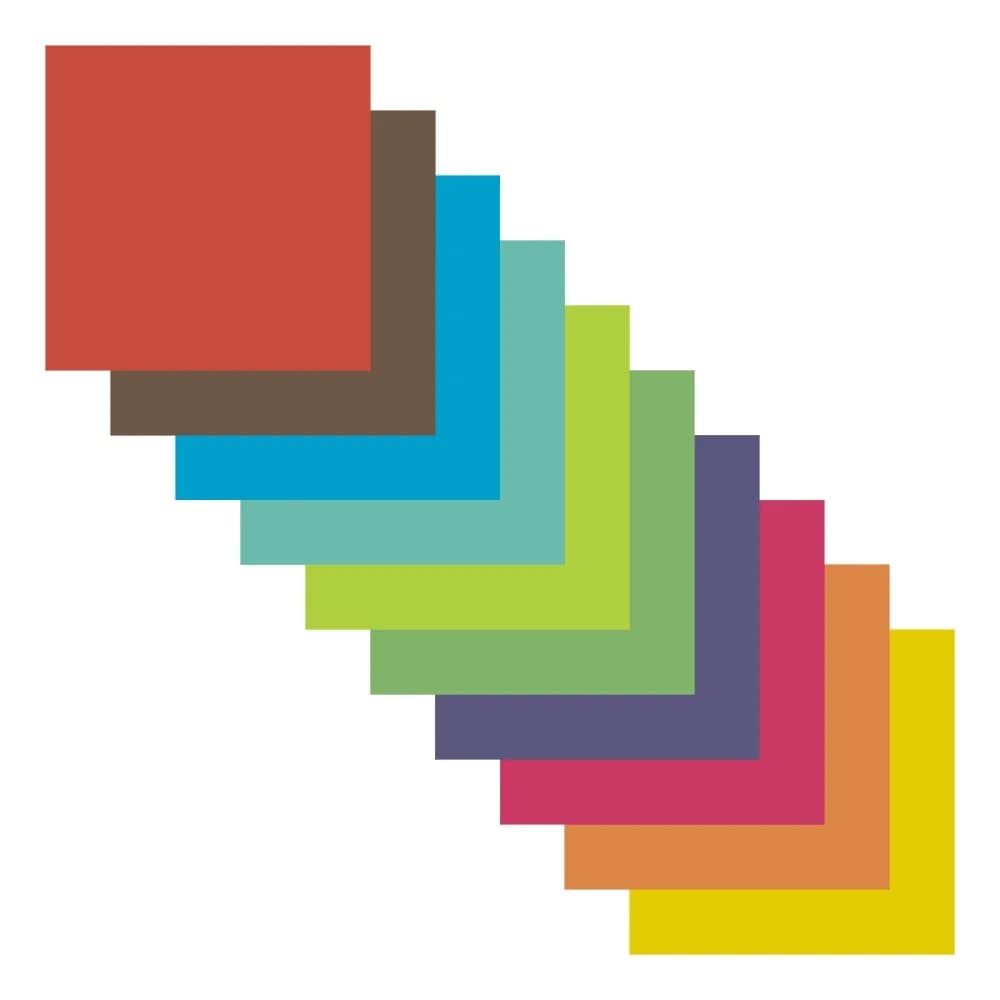 Carton color A4, 200g, 10 culori, 100 coli/set - NEBO — miniatură