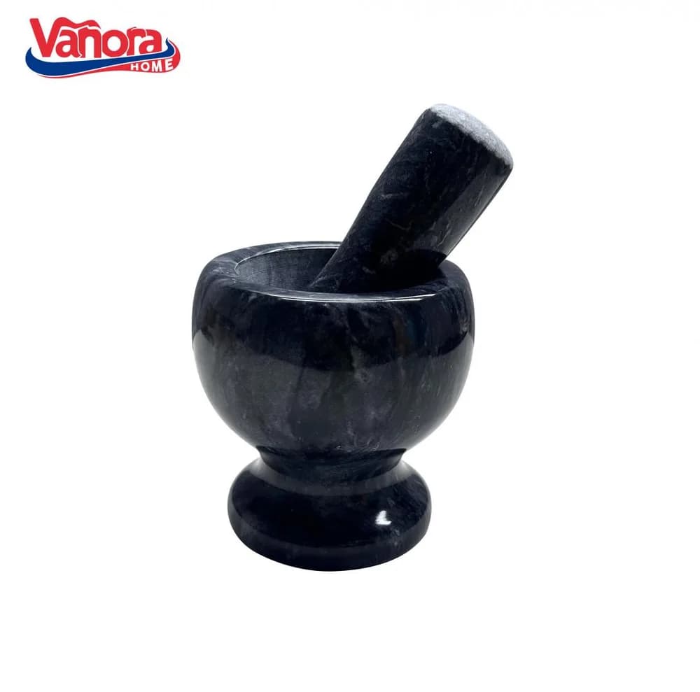 MOJAR CU PISTIL DIN MARMURA, DIA 9.5 CM, VANORA HOME ( mix doua culori in bax, 3 buc/ culoare) — miniatură