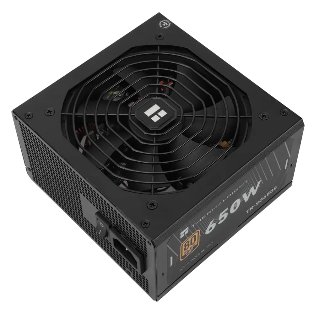 SURSA Thermalright "SG-650S", 650W, certificare 80 Plus Gold, non-modular, LLC, DC to DC, fan 120mm, negru, "TR-SG650S" — miniatură