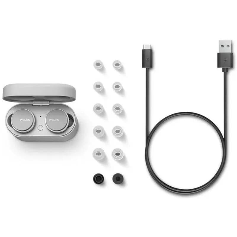 Casti audio true wireless Philips TAT8506WT/00, Alb, "TAT8506WT/00" — miniatură
