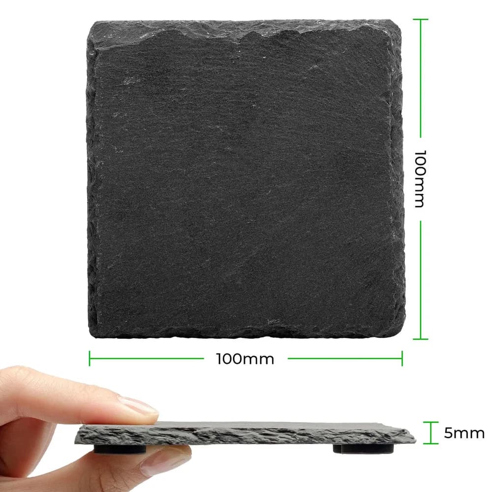 Accesoriu gravator laser xTool Square Rock Coaster – 4 buc — miniatură