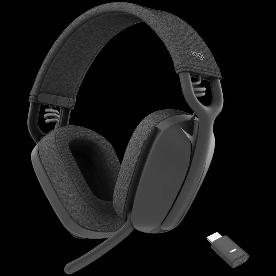 LOGITECH Zone Vibe Wireless UC Headset Graphite "981-001199"