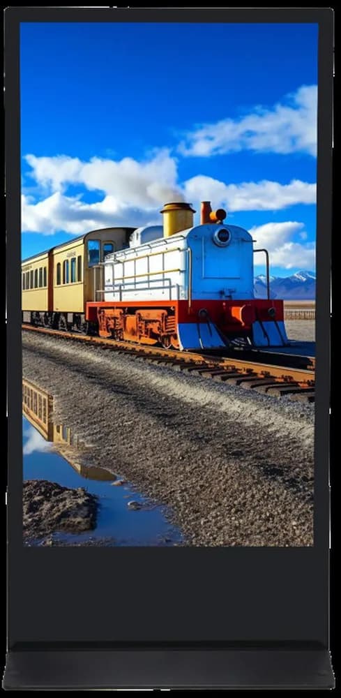 Totem Dahua indoor, 75", 320nit, UHD, panel IPS/VA, DLED, 8ms, mătuire 25%, Android 11, CPU A55*4 1.92GHz, 4GB+32GB. Conectivitate: WiFi optional (modul extern), 1xHDMI2.1, 1xUSB-A2.0, 1xUSB-A3.0, 1xTF card (max 128GB), 1xLAN (10M/100M/1000M), IR reciever, Audio 1x3.5mm jack output. boxe 2x5W — miniatură