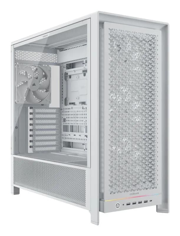 Carcasa CORSAIR FRAME 5000D RS, RGB, Mid Tower, White
