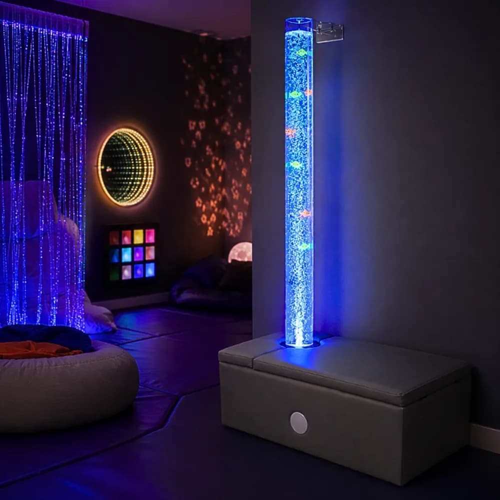 Kit tub cu bule (incl. tub mare, carcasă căptușită gri și suport) — miniatură