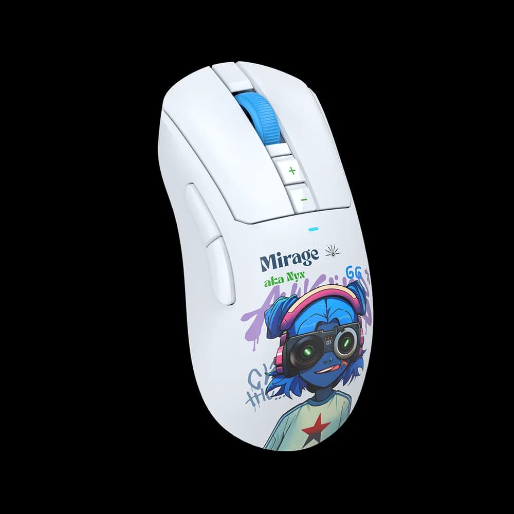 Mouse A4Tech, gaming, Bloody WaveLink Full Speed Dual Mode Wireless Nyx Mirage, "R73Pro Nyx Mirage" 4711421 002264 — miniatură