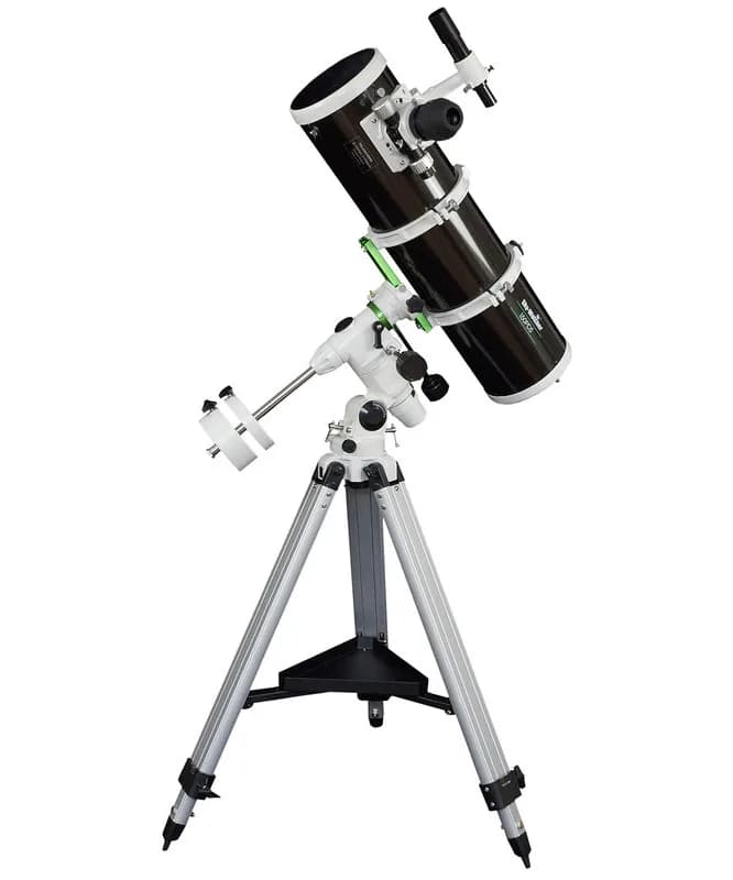 Telescop Newton SkyWatcher Explorer-150PDS 150/750 cu focalizator Crayford cu două viteze (1:10), pe montură EQ3 cu picioare de aluminiu