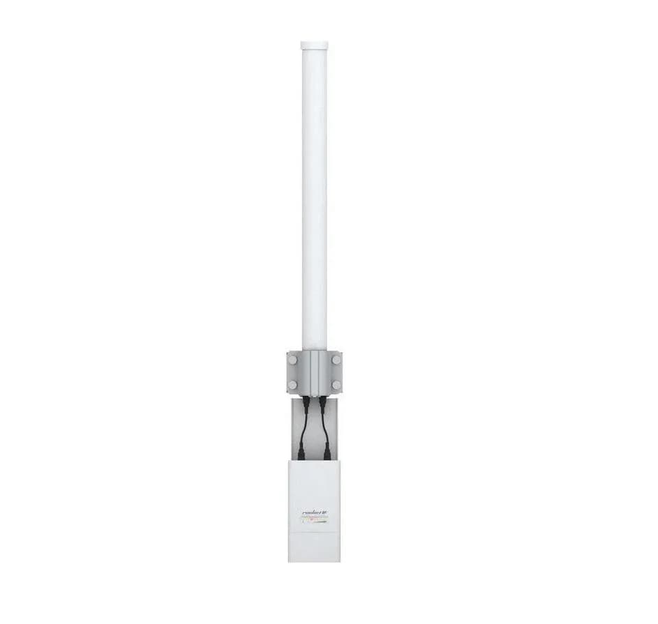 Ubiquiti 5GHz AirMax Dual Omni antenna, AMO-5G13; 13dBi; Dual polarization; Wall mounting; Outdoor; White.