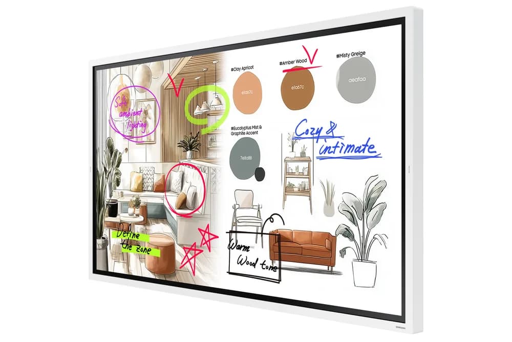 SAMSUNG FLIP 5 PRO WM65FX 65inch Tactile Infrared 20p UHD 3840x2160 16:9 350 without glass 16/7 from the mate "LH65WMFWBGCXEN" — miniatură