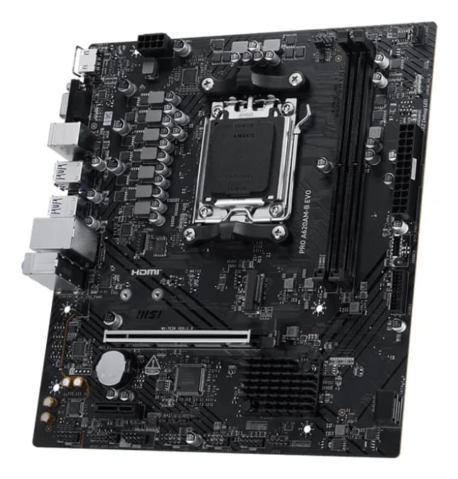 MSI PRO A620AM-B EVO AM5 DDR5 mATX HDMI MB "PRO A620AM-B EVO" — miniatură