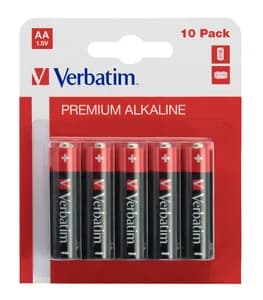 BATERIE VERBATIM AA (R6), 1.5V alcalina, 10 buc., "49875"