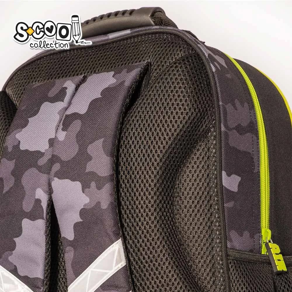 Ghiozdan ergonomic, 40.5x29x13.5 cm, AIR FORCE - S-COOL — miniatură