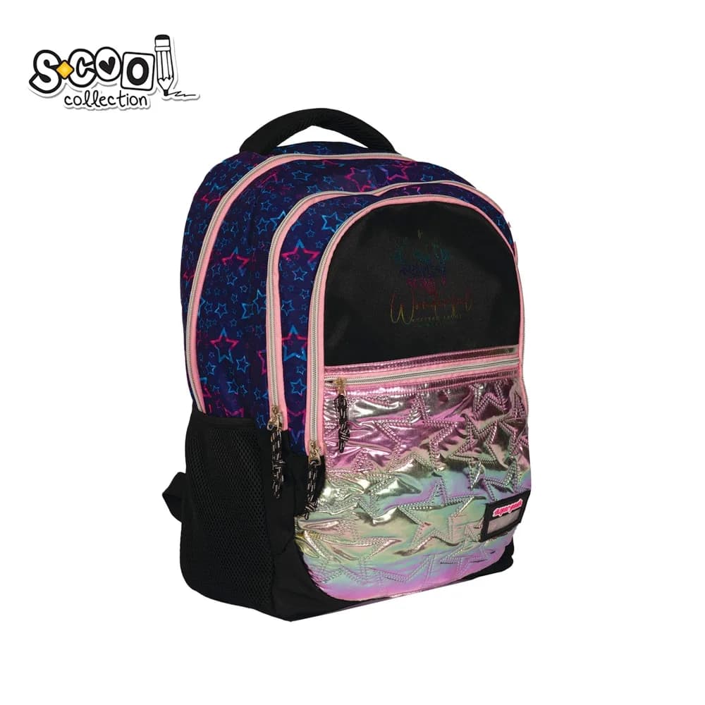 Ghiozdan compartiment laptop, SUPERPACK, 46x32x15 cm - S-COOL — miniatură